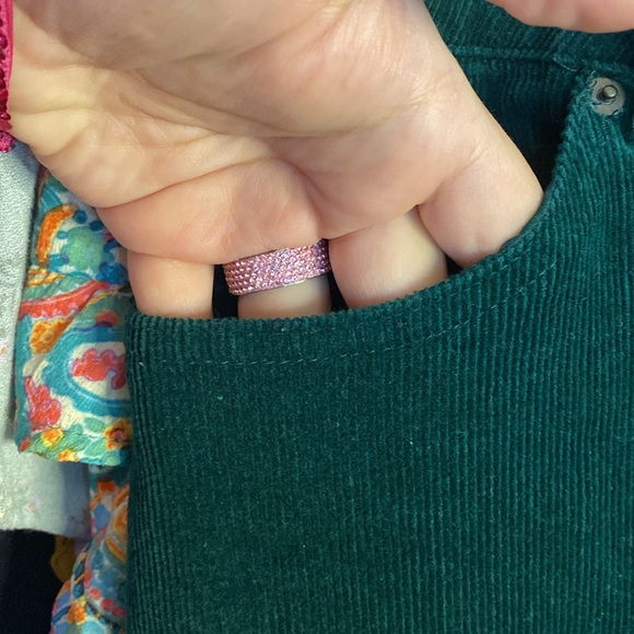 Forever 21+ SZ 2X Green Stretch corduroy Pants - Picture 4 of 4